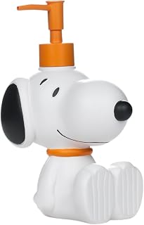 Peanuts Snoopy Harvest Soap/Lotion/Hand Sanitizer Resin Pump Dispenser, 12.70 Ounces, (Officially Licensed Product) by Franco