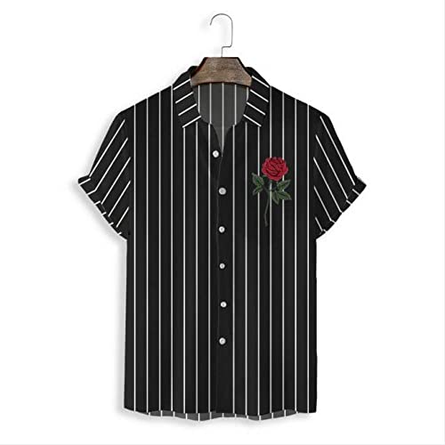 Chemise hawaïenne à séchage rapide et manches courtes imprimé fleuri