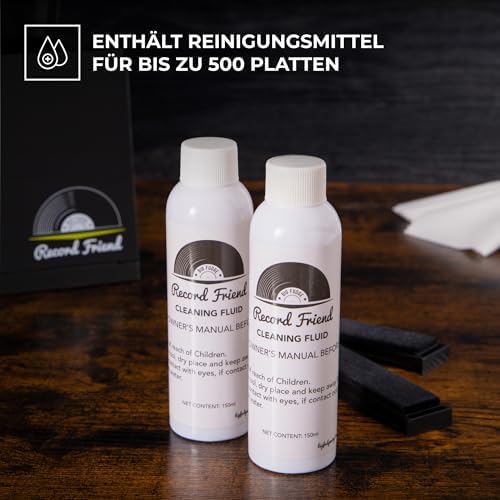 Bild 3 - Big Fudge Schallplattenwaschmaschine - Kratzfreie Schallplatten Reinigung mit Reinigungsflüssigkeit - Vinyl Plattenwaschmaschine mit Mikrofasertuch