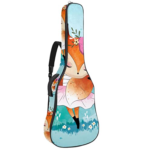 Housse étanche pour guitare acoustique avec double bandoulière et poche pour chats, Multicolore 10., 42.9×16.9×4.7 in… - Les Beatles, Paul McCartney, John Lennon, RIngo Starr, George Harrison Housse étanche pour guitare acoustique avec double bandoulière et poche pour chats, Multicolore 10., 42.9x16.9x4.7 in…