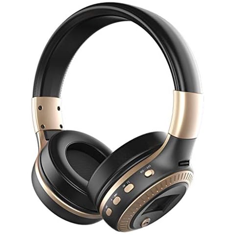 Hotaluyt Bluetooth Headphones Wireless Stereo Earphone Headphone Mic Headsets Micro-SD Card Slot FM Radio for ZEALOT B19 Cover