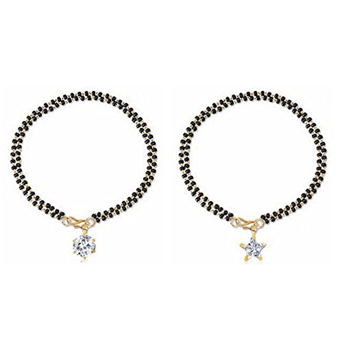 Efulgenz Mangalsutra Bracelet Set