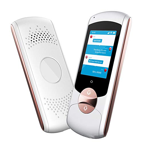 Traducteur de langue intelligent rose WZSS avec écran tactile 2,4 pouces