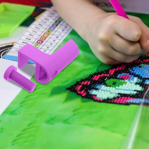 Soporte portátil de plástico para rollos de lienzo de pintura ajustable para mesa de 3cm 6