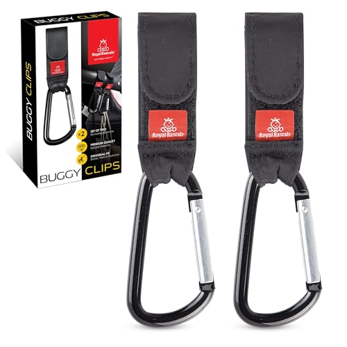 ROYAL RASCALS 2 clips para cochecito de bebé