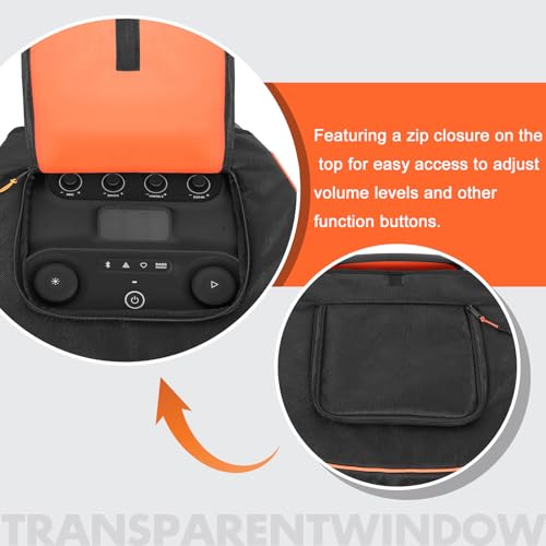 Speaker Stofkap Beschermhoes voor JBL PartyBox Ultimate Draagbare Speaker, Multifunctionele Opbergtas met Zakken voor Microfoon en Kabels - Afbeelding 4