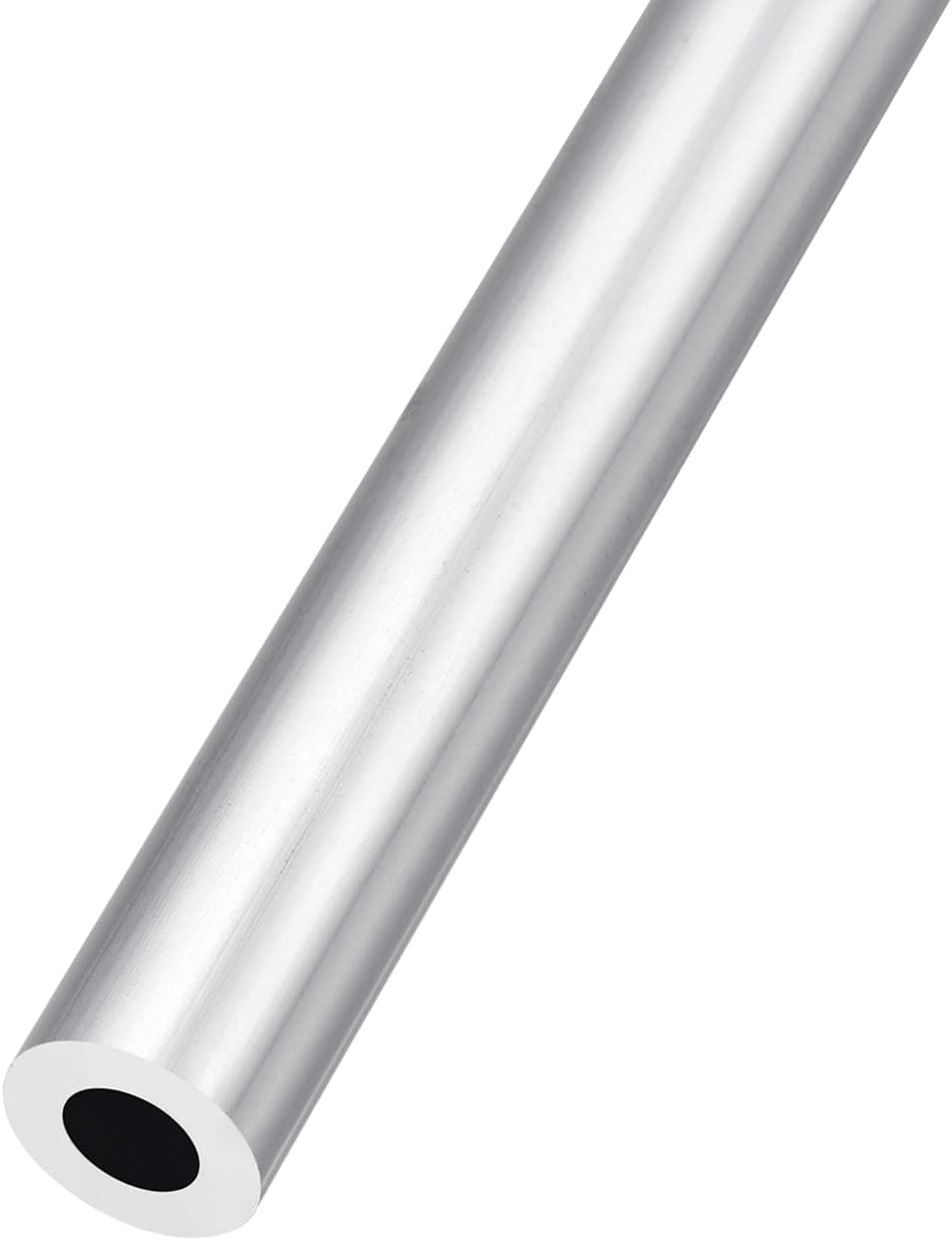 METALLIXITY 6063 Aluminum Tube (15mm OD x 8mm ID x 300mm L), Aluminum Round Tubing - for Home Furnishing, Machinery, DIY Handicraft