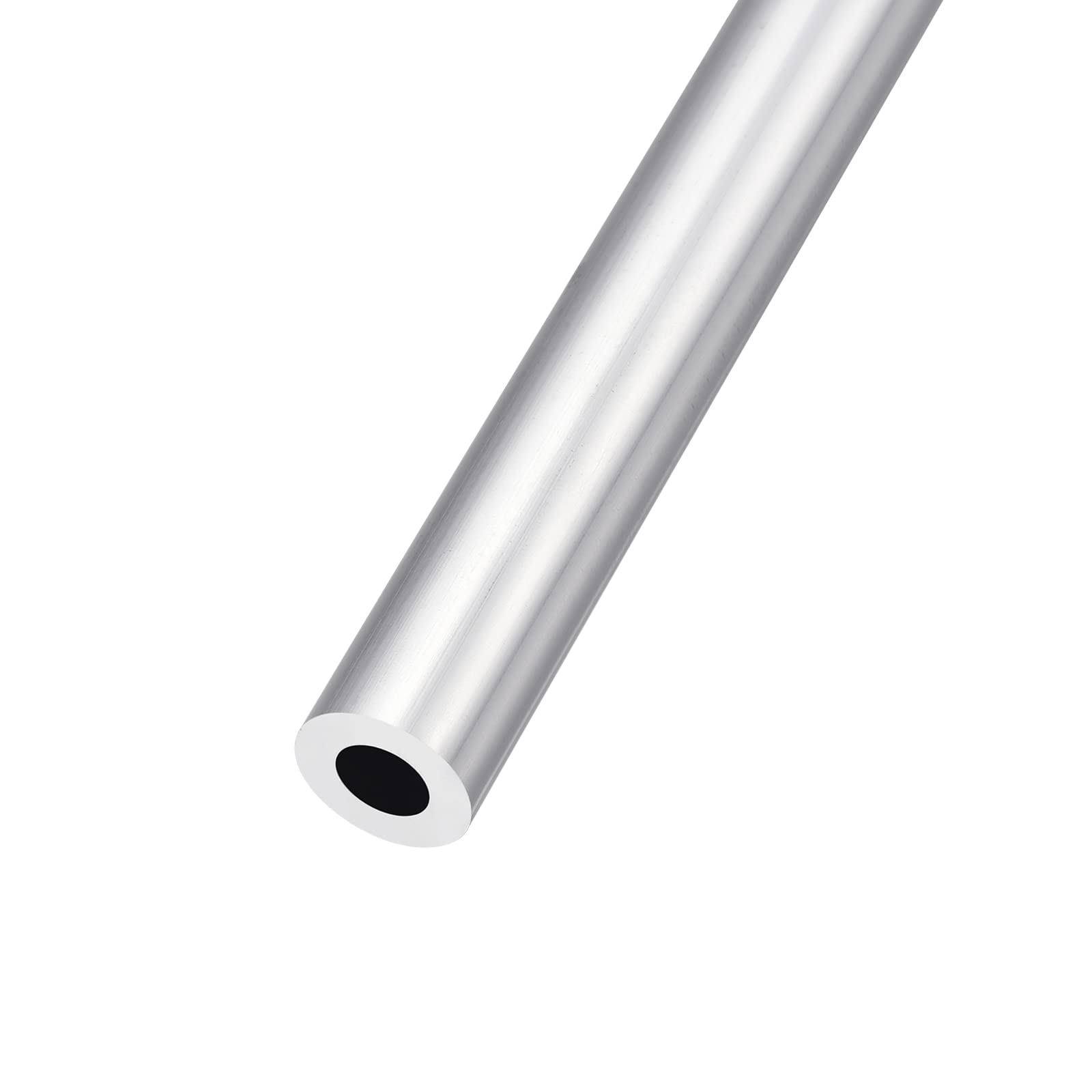 METALLIXITY 6063 Aluminum Tube (15mm OD x 8mm ID x 300mm L), Aluminum Round Tubing - for Home Furnishing, Machinery, DIY Handicraft