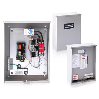 100 Amp Automatic Transfer Switch Replacement for Generac RXSW100A3 with Power Management, 120/240V, 1-Phase, Open Transition, NEMA 3R Enclosure