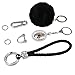 LANIY Kuscheltier Anhänger Schlüsselanhänger Wanduhr Mit Römischen Zahlen Für Schlüsselband, Schlüsselhalter Für Männer Und Frauen 3x3cm