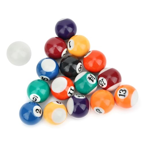 Bolas de billar de 32 mm en resina para un juego suave y preciso