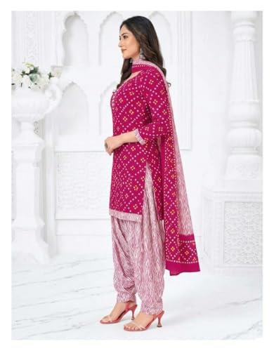 Image of Priyashi Women Unstiched Crepe dress materials | Crepe Salwar Suit for women with dupatta | suit material for women unstitched