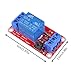 HUAREW 5V One Channel Relay Module Relay Switch with OPTO Isolation High Low Level Trigger (Pack of 10)