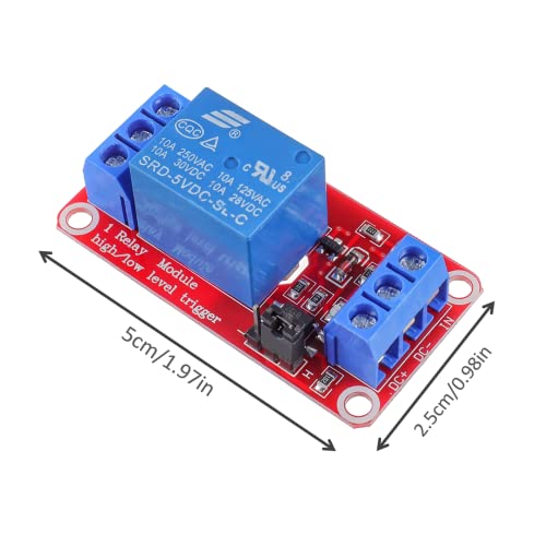 HUAREW 5V One Channel Relay Module Relay Switch with OPTO Isolation High Low Level Trigger (Pack of 10) by HUAREW - Used condition - Image 3