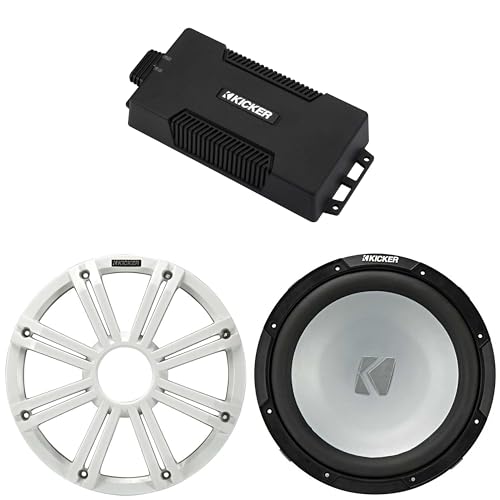 Kicker 48PXA6001 Weatherproof Powersport Mono Amp & 12