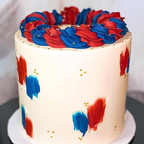 Gold Edible Star Shaped Glitter for Cakes - Fancy Edible Stars Cake Decorations in Metallic Gold for Cake Decorating, Toppings, Baking - Vegan Shimmer Stars Dessert Glitters for Cupcakes