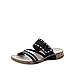 Produktbild Rieker Damen Riemchensandalen 61150, Frauen Sandalen,women's,woman,sandaletten,sommerschuhe,sommersandalen,bequem,flach,schwarz (01),42 EU / 8 EU