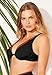 Swimsuits For All Women's Underwire Shimmer Peekaboo Bikini Top - 22, Black Cinnamon Shimmer (Plus