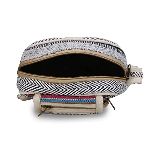 Buy ANESHA Hemp Sling Backpack Hemp Cross body Bag Hemp Shoulder