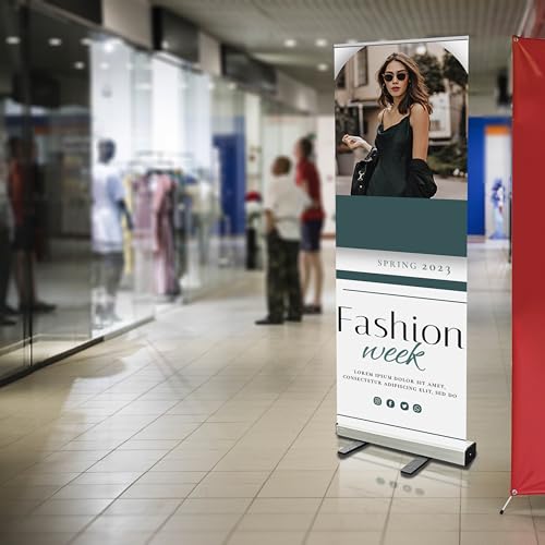 Generic FRTE-7565 33X81 Inch Custom Retractable Banner Stand Signs Ready In 1 Day Pull Up Roll Up Portable & Personalized Display thumb #3