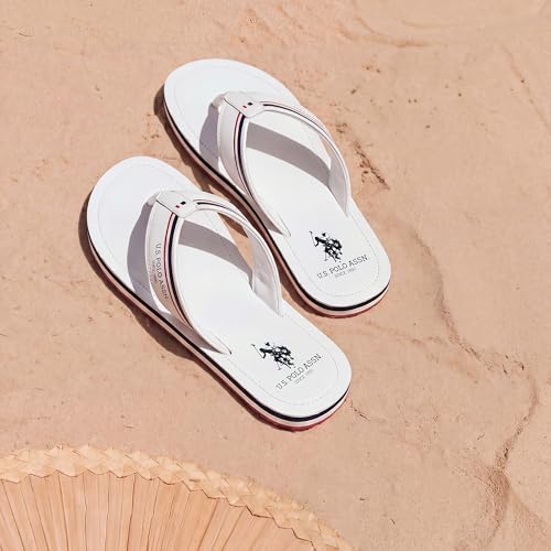 Image of U.S. Polo Assn.| NESTA LT. GREY| Stylish slider Flipflops for Man