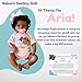 Black Baby Magic Reborn Destiny Doll w/Accessories, 6 Piece Gift Set Playset, Realistic Soft Body, Lifelike 17 Inch Newborn Babies, Curly Natural Hair, Black, African American Girl (Aria)