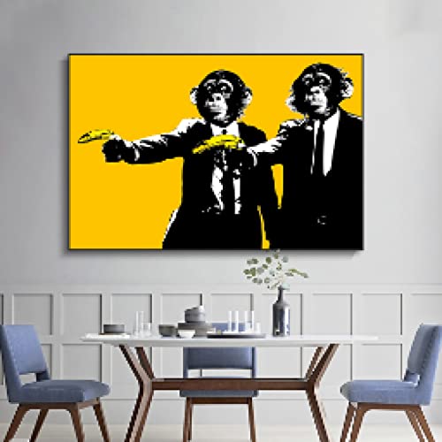 Art photos pour enfants et affiches de singes drôles sur toile 35x50cm