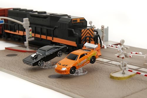 image for Jada Toys Fast & Furious Final Race Train Nano Scene & 2 1.65