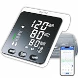 Misuratore Pressione da Braccio, Clinicamente Validato, Facile da usare, con App per Salvataggio Dati e monitoraggio Pressione Arteriosa e Frequenza Cardiaca BYDOC