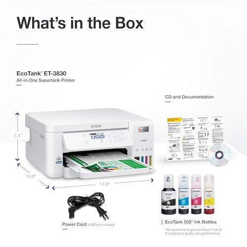 Epson EcoTank ET-3830 の商品画像 5