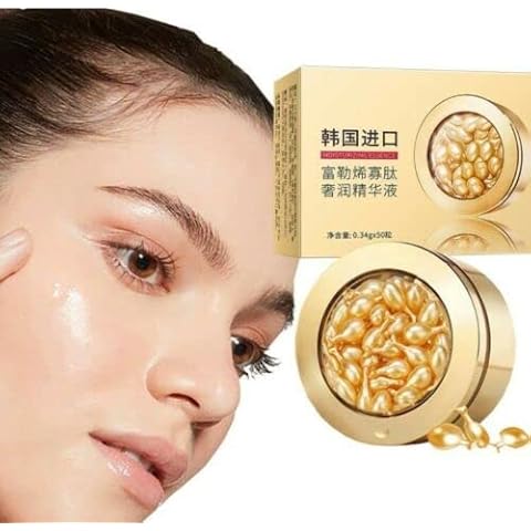 50 Pcs/Bottle Hyaluronic Acid Essence Capsules Anti-Aging Vitamin E Serum Spot Acne Removing Whitening Cream Essence Face Care (50pcs) Cover