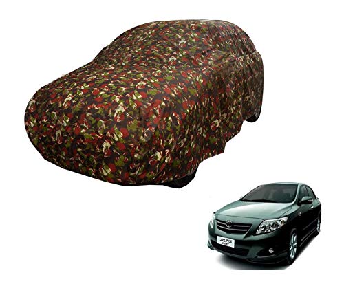 Image of Auto Hub Car Cover Compatible with Altis with Weather Proof, Triple Stitched, Altis Car Cover Jungle Look