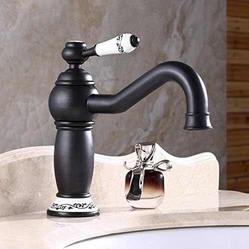 Robinet de lavabo bronze huilé authentique pour retrouver le charme des maisons d'antan