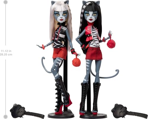 Muñecas Monster High Boo-riginal 2-Pack Werecat Twins miniatura 2