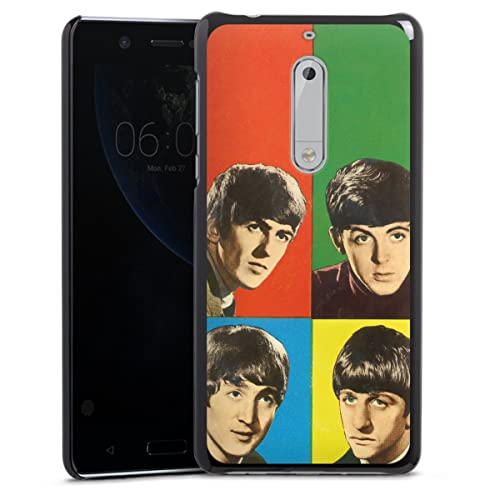 DeinDesign Coque Compatible avec Nokia 5 Étui Housse Rock ‘n’ Roll Visages The Beatles - Les Beatles, Paul McCartney, John Lennon, RIngo Starr, George Harrison DeinDesign Coque Compatible avec Nokia 5 Étui Housse Rock 'n' Roll Visages The Beatles
