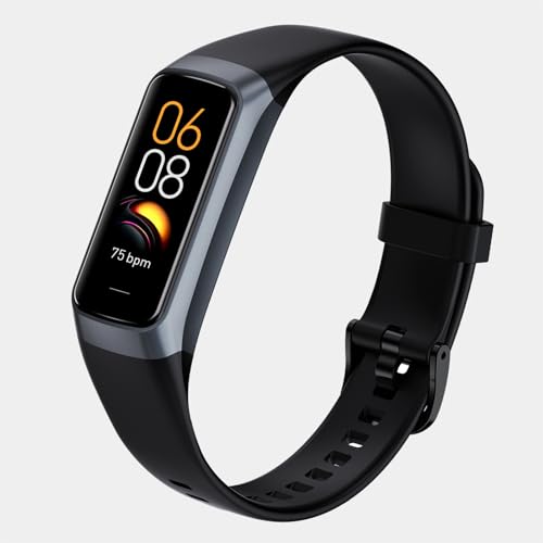 Fitness Tracker with 24/7 Heart Rate, Blood Oxygen Blood Pressure Sleep Monitor, Activity Trackers 5 ATM Waterproof,Step Calorie Counter Pedometer Health Smart Watch for Women Men