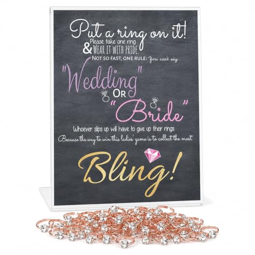 Jeux de fête prénuptiale thématique or pour gâter la mariée