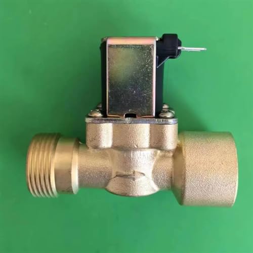 Électrovanne en laiton normalement fermée 3/4" compatible 110V 220V CA eau chaude - 7