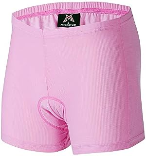 Mysenlan Women's 3D Padded Cycling Underwear Shorts Bicycle Bike MTB Under Wear Pink