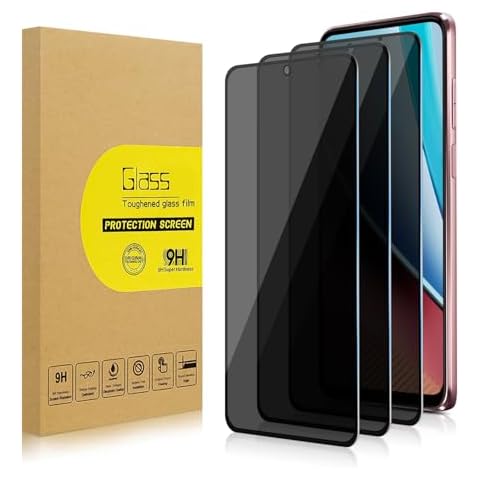 Lokyoo 3 Pack Privacy Screen Protector for Moto G Stylus 2023 [Anti-Spy Tempered Glass], Ultra HD, Anti-Scratch, Bubble-Free, Easy Install 9H Protective Glass for G Stylus 2023 Cover