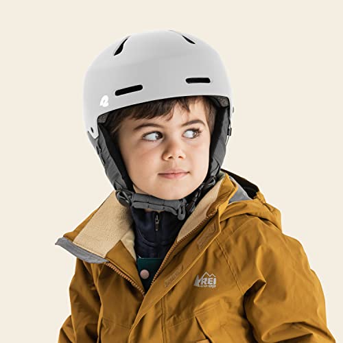 Retrospec Comstock Youth Ski & Snowboard Helmet For Kids - Durable Abs Shell, Protective Eps Foam & Cooling Vents - Adjustable Fit For Boys & Girls - Matte White, 48-51Cm X-Small #TOP5