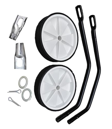 Image of Bicycle Training Wheels Set for 26-inch Bikes, Universal Side Wheels with Installation Hardware