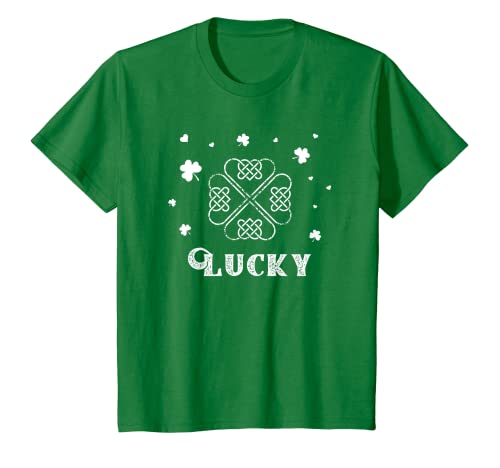 Bambino Irish Shamrock Four Leaf Clover St Patricks Day Shirt Ragazzi Maglietta