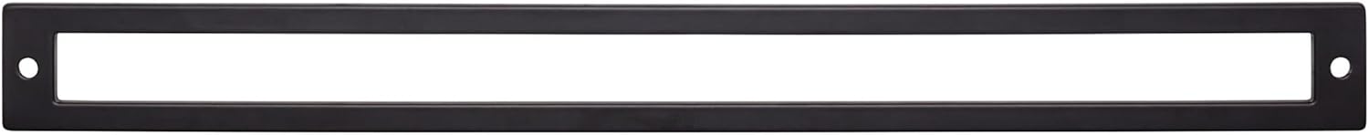Top Knobs TK929BLK Top Knobs TK929 Hollin 12 Inch Center to Center Pull Backplate from The Lynwood Series