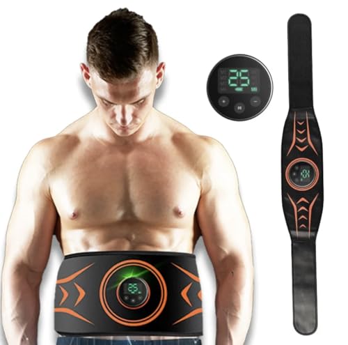 EMS Abdominal Toning Belt Workout Equipment, ABS Trainer Belt for Abdominal, Muscle Stimulator For Slender Toned Muscles Abs (Ab Stimulator Belt)