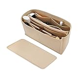 Felt Purse Organizer & Base Shaper for Tote Bag , Bag Organizer Insert for Handbags with Zipper Pock