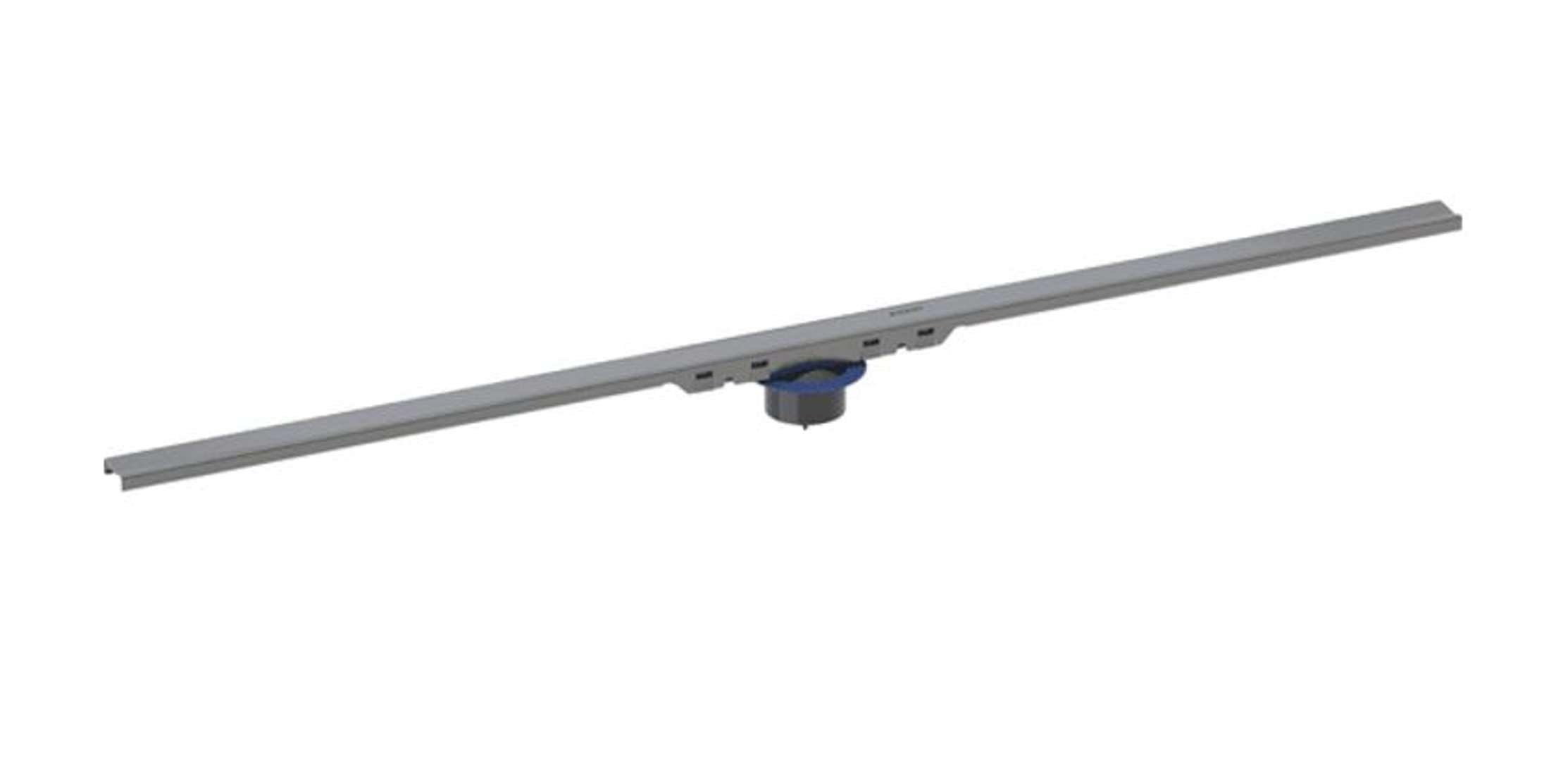 GEBERIT Duschrinne CleanLine 50, Schwarzchrom / Gebürstet, 1 Stück, Metall, Silber, Hardwarekomponenten