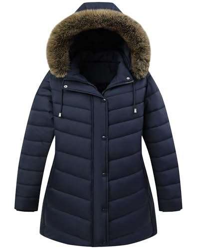 Pefflarge Women's Plus Size Down Puffer Coat
