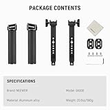 NEEWER GA006 Dual Handgrip Compatible with DJI RS4 RS4 Pro RS3 RS3 Pro RS2 RSC2 Ronin S SC Gimbal, Dual Handle Kit with 2 Mini NATO Rails, NATO Clamps, 1/4" & 3/8" Threads, 1x Cleaning Cloth - Image 7