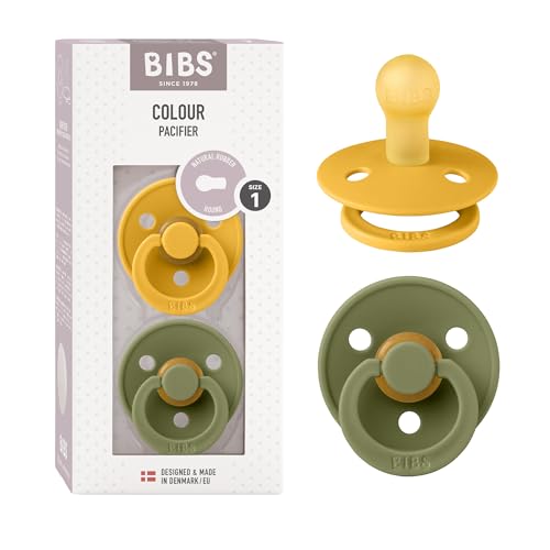 BIBS Colour Schnuller 2er-Pack, BPA-frei, Kirschform Nippel....